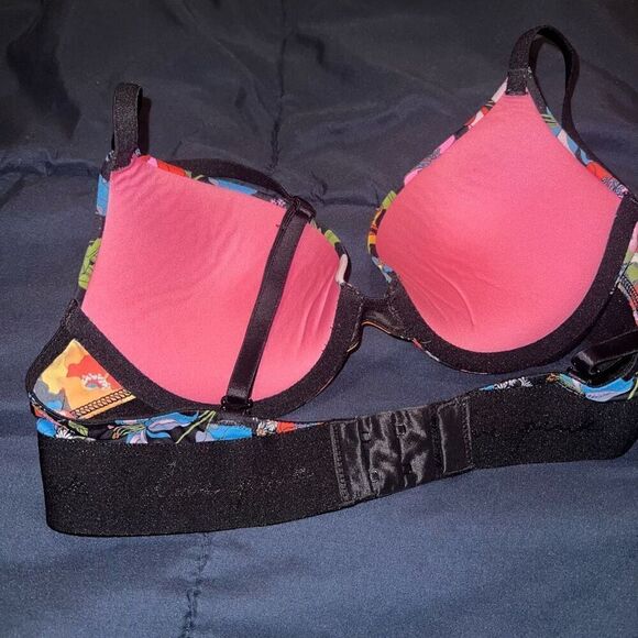 Victoria’s Secret PINK Wear Everywhere Smooth Push Up T-Shirt Bra size 34A - Picture 5 of 5
